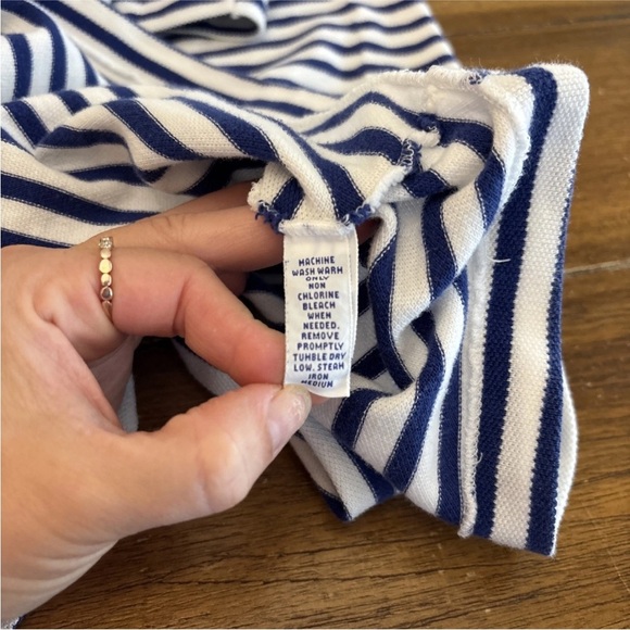 Polo Ralph Lauren Shirt Men's Medium Blue Striped With Pony - Picture 10 of 12